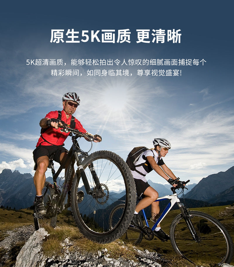 5k Sport Action Cam Camera Cross-Border5k Sports Camera Anti-Shake Waterproof4k Sports Camera