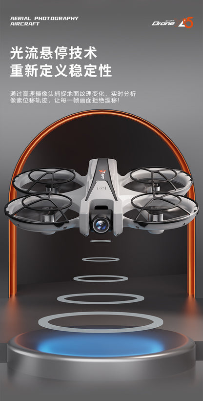 Cross-Border YL05Drone Flying Across Large Screen Without Phone Aerial Photography HD Optical Flow Brushless Toy Airplane