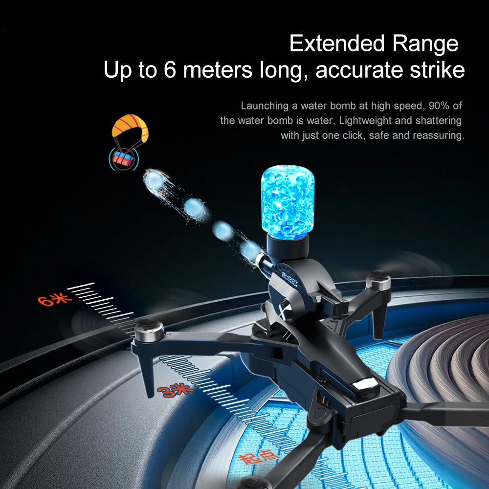 K11Max Drone Brushless Motor Three-Camera Aerial Photography Quadcopter Water Bomb Launch Remote Control Aircraft Drone