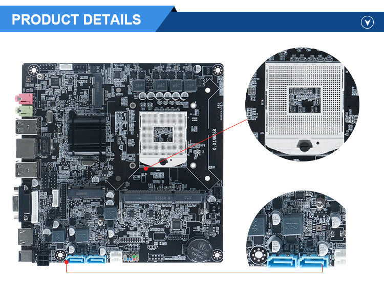 HM65Supports second and third generations LGA988CPU Computer motherboard all-in-one memory gaming laptop integrated graphics