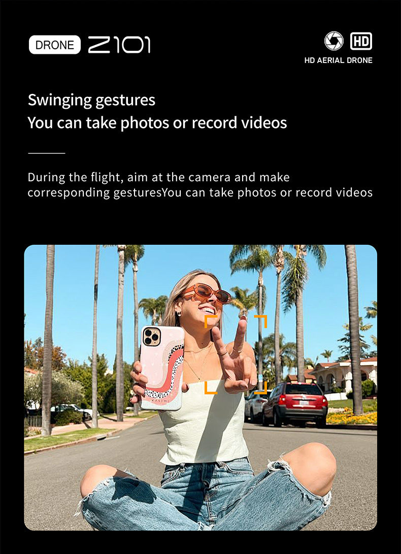 Cross-Border Z101Drone Long Endurance Obstacle Avoidance Aerial Photography Quadcopter Brushless Motor Remote Control Aircraft Drone