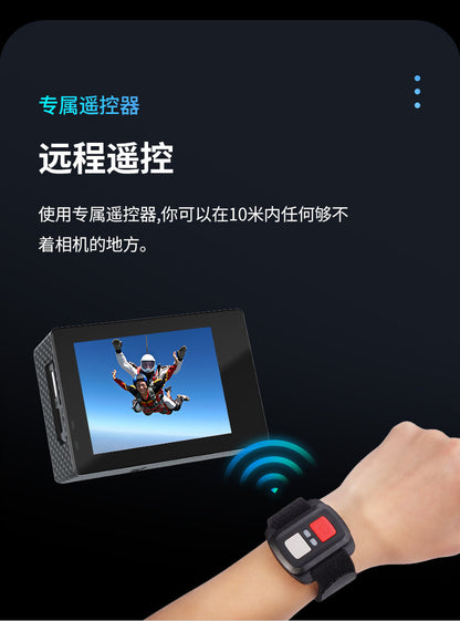 Cross-Border5K Sports Camera Anti-Shake HD wifi Outdoor shooting underwater skiing riding helmet camera factory