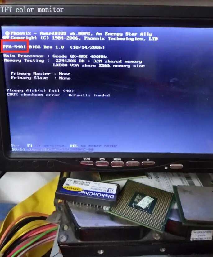 PFM-540I A1.0 100% OK original Fanless IPC CPU Board PC/104 Embedded Industrial Motherboard PC104 SBC with  LX800 Memory