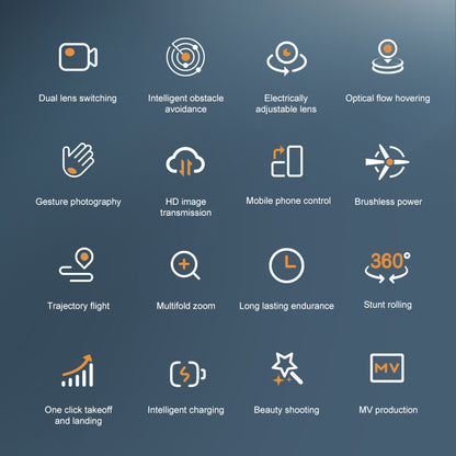 Cross-Border XT606Drone Aerial Photography HD Long Endurance Optical Flow Obstacle Avoidance Dual Lens Remote Control Aircraft Toy drone