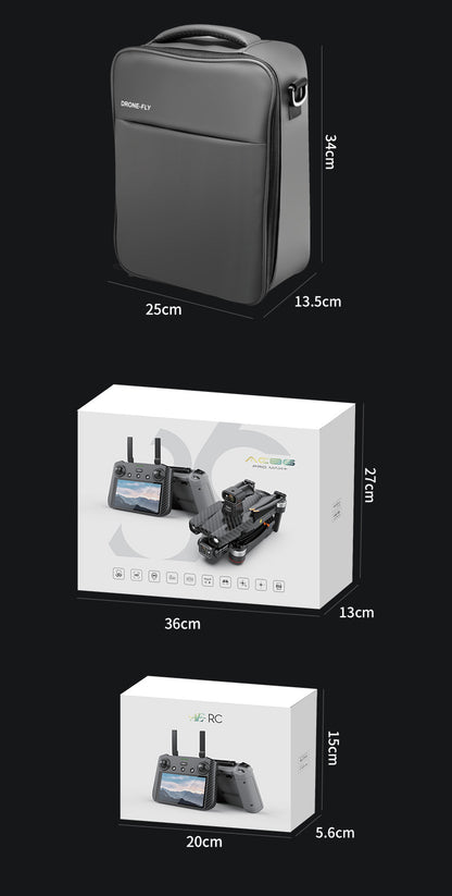 AE86+Digital image transmission with touchscreen obstacle avoidance HD professional aerial photography drone automatic return GPS Remote control aircraft