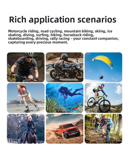 Cross-Border New Handheld Camera 4K Action Camera HD Outdoor Sports Shooting Handheld Vlog Pocket Camera