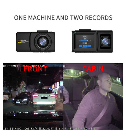 Cross-border Recorder HD Car Camera WiFi DVR Three-lens Dash Cam Factory Wholesale