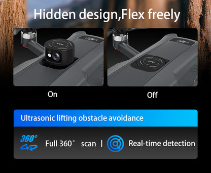 Cross-Border AE30Screen-controlled Three-axis Gimbal Drone HD Aerial Photography Digital Image Transmission GPS Positioning Flight Device Drone