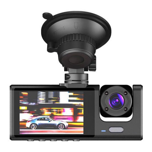 170High-definition recorder with front and rear triple recording and touchscreen1080P Driving Recorder WIFI Mobile Phone Interconnection