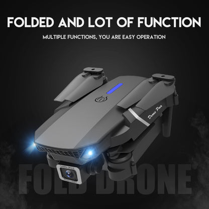 Cross-Border E88pro Foldable Drone HD Dual Camera Aerial Photography Altitude Hold Quadcopter Remote Control Aircraft E525