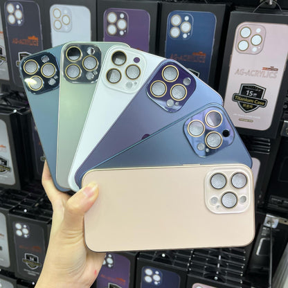 Compatible with iPhone 15 14 13 12 Pro Max Plus Original Titanium Phone Case Apple 14 Pro Max Metal Texture 13 Matte Anti-drop Protective Cover