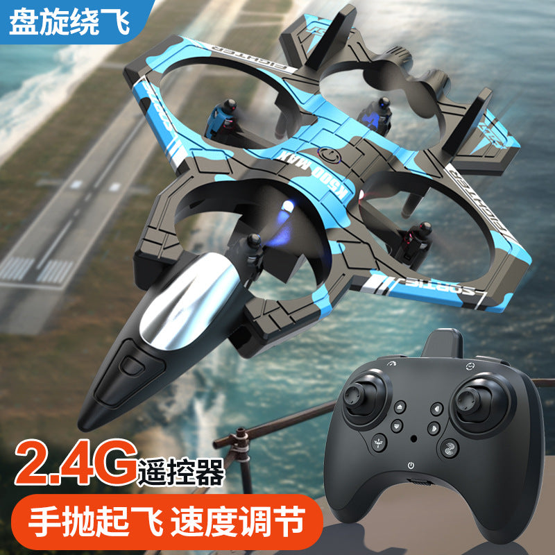 Cross-Border K500Max Fighter Four-Channel Suspension Four-Axis Drone Altitude Hold Roll Stunt Lighting Aircraft Low Price