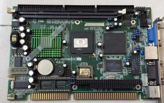 IPC-586VDNH A2 A1 100%Original Embedded IPC Board ISA Slot Industrial motherboard Half-Size CPU Card PICMG1.0 With CPU RAM PC104