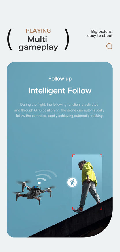 Cross-Border XT505Uav GPS Positioning Brushless Motor HD Dual Camera Aerial Photography Obstacle Avoidance Remote Control Aircraft Drone