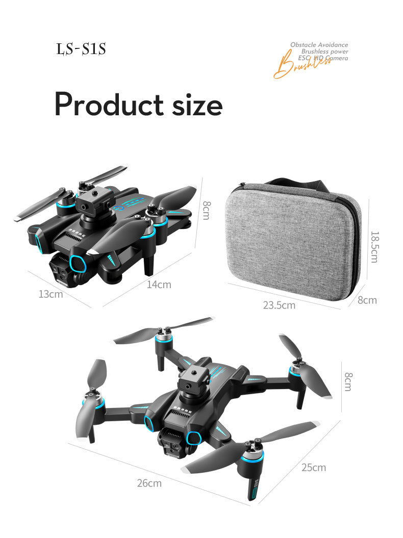 Cross-border Drone Brushless Motor ESC HD Lens Optical Flow Positioning Remote Control Aircraft Obstacle Avoidance Quadcopter