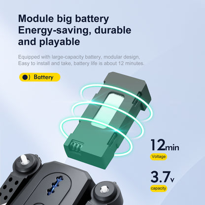 Cross-Border KY910Mini Folding Drone4K High-definition dual-camera aerial photography quadcopter with altitude hold remote control aircraft