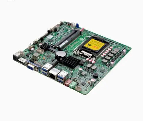 H410 Mini-ITX Motherboard 10th Core i3/i5/i7/i9 LGA1200 CPU IPC SBC Embedded Ultra-thin Mainboard with COM LAN DC12-19V EDP LVDS