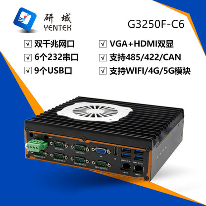 Industrial Control G3250S-C6 Mini Industrial Computer Dual Network 6 Serial Ports XP Embedded Micro Industrial PC Host