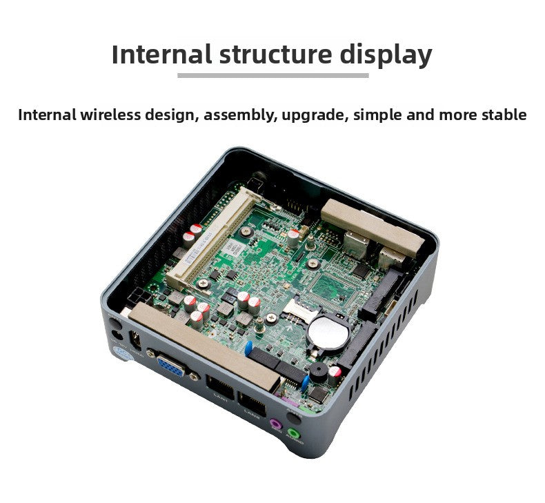 Industrial Control N39 Mini-Host Dual Gigabit Network Port Industrial Control Machine Small Host Quad-Core J1900 Thin Client