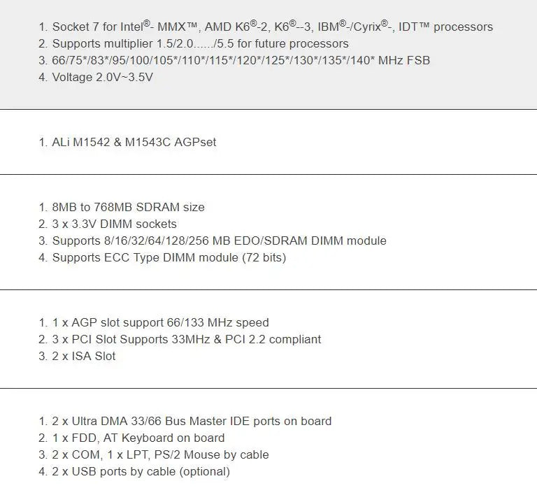 GA-5AA 586  100%OK Original 586 IPC Mainboard GA-5AA industrial motherboard with socket 7 CPU VGA 3*PCI 2*ISA IPC Board