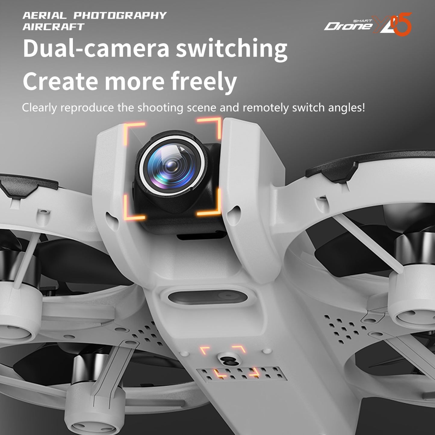 Cross-Border YL05Drone Flying Across Large Screen Without Phone Aerial Photography HD Optical Flow Brushless Toy Airplane