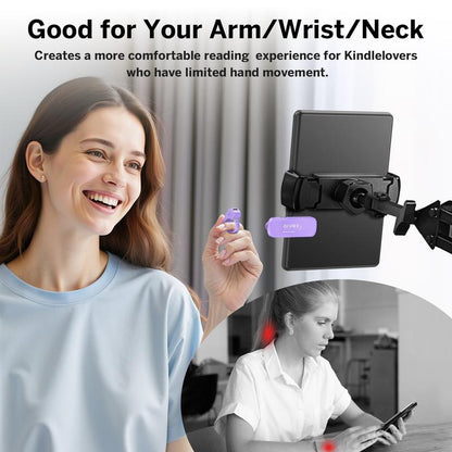 DATAFY Page Turner Ring for Kindle, Hands-Free Remote Control with Storage Bag, Camera Shutter & Video Recording, eReaders Clicker for Kindle iPad iPhone Tablets,TikTokShopBlackFriday