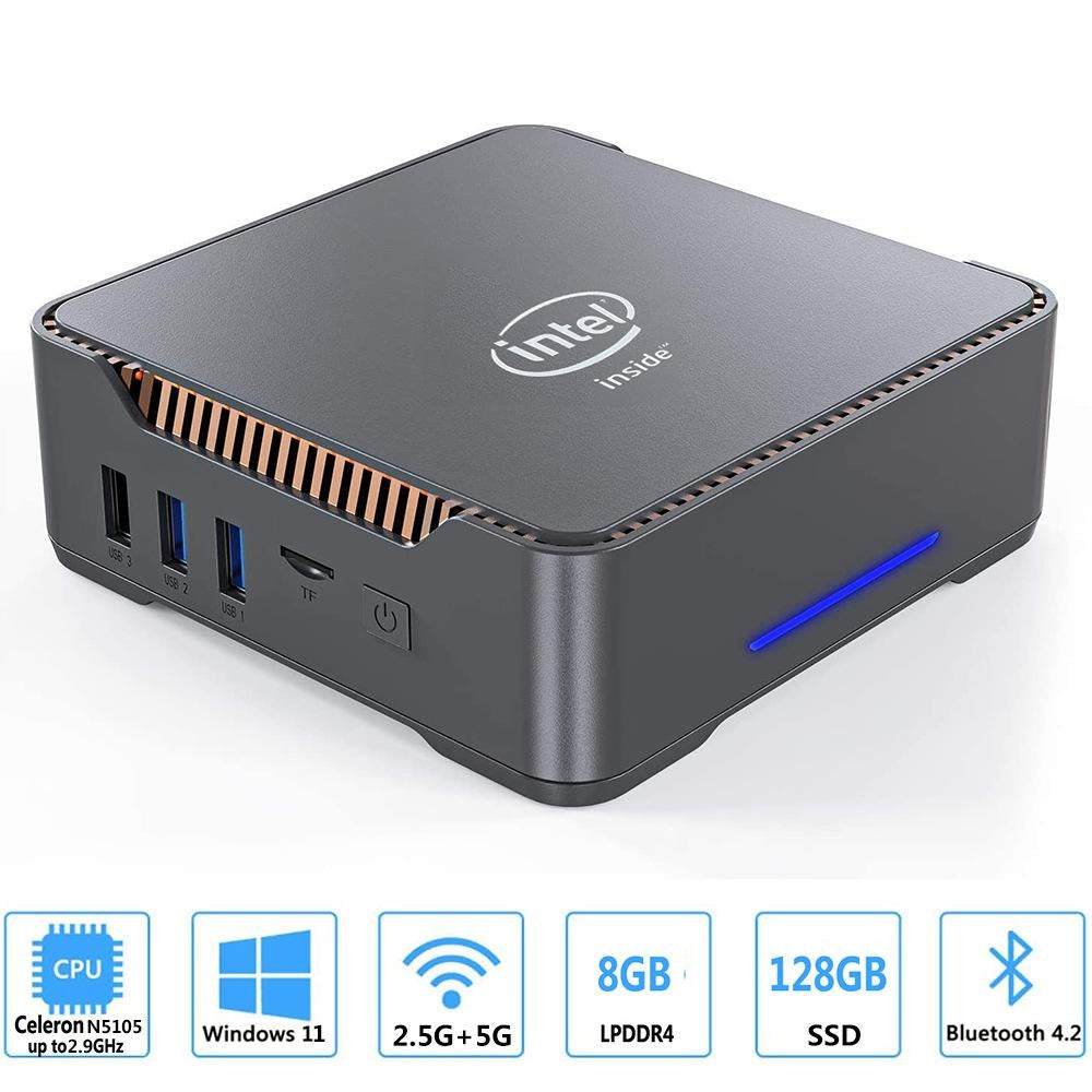GK3VPLUS/N100 Mini Host N150 Home Office 4K Gaming Micro Portable Computer with Triple Screen Output