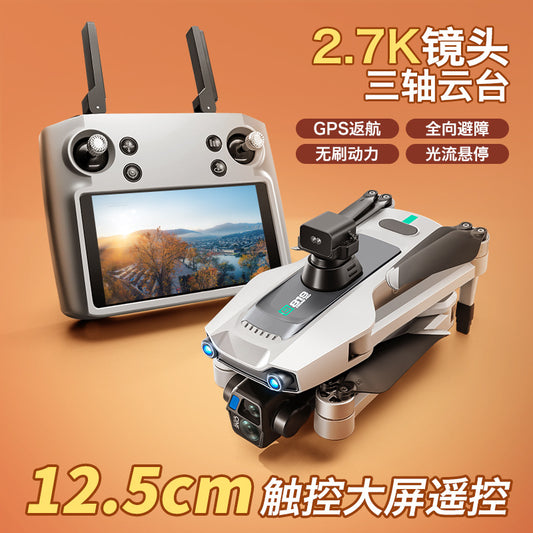 Cross-Border S819Remote Control Screened Drone with Relay Digital Image Transmission and Airdrop Capability2.7K High-Definition Aerial Drone