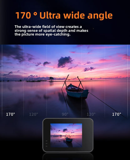 6K Sports Camera Anti-Shake Bare Camera Waterproof Outdoor Cycling Shooting Diving Fishing Sports Camera Cross-Border New Model