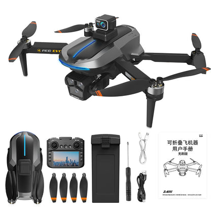 AE8EVO Screen-controlled Brushless Drone HD Aerial Photography GPS Return Folding Intelligent Obstacle Avoidance Screen Display Remote Control Airplane