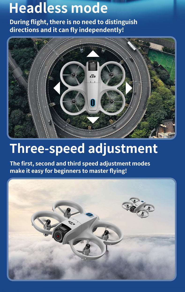 Cross-Border GT3Drone Remote Control with Screen Optical Flow Positioning Electric Lens Quadcopter Remote Control Aircraft Toy