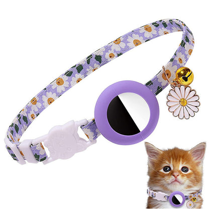 Pet Cat Locator Collar Compatible iOS Waterproof Apple Find My Tracker Android Dual System