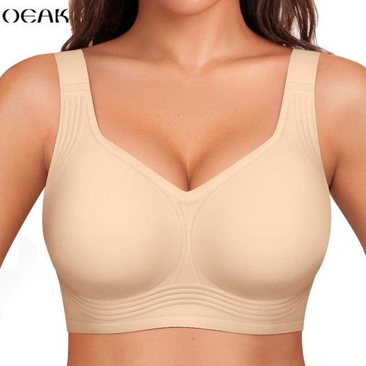 Women Wirefree Bras for Women Full Coverage No Underwire Everyday Bras Comfortable Wireless Padded Bras