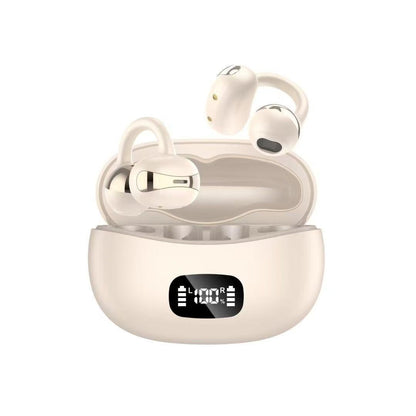 Earring Style OWS Smart Translation Bluetooth Earphones Open Ear Heavy Bass AI Call Wireless Cross-Border Custom Private Model