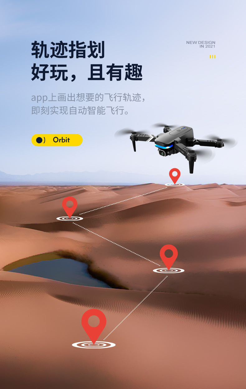 Cross-Border KY910Mini Folding Drone4K High-definition dual-camera aerial photography quadcopter with altitude hold remote control aircraft