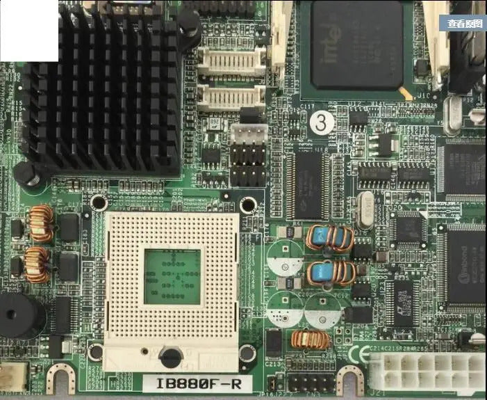 IB880F-R 100% OK Original 5.25 inch Motherboard Fanless  Industrial Mainboard PCI SBC