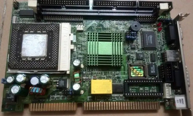 ROCKY-058HV REV.3.0 4.0 100% OK Original IPC Board ISA Slot Industrial motherboard Half-Size CPU Card PICMG1.0 With CPU RAM