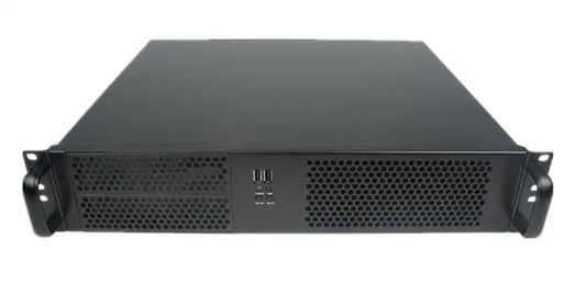New 2U IPC Chassis 2U rackmount case depth 390mm ultra-short For Micro ATX/ATX 17 * 17CM motherboard server firewall computer