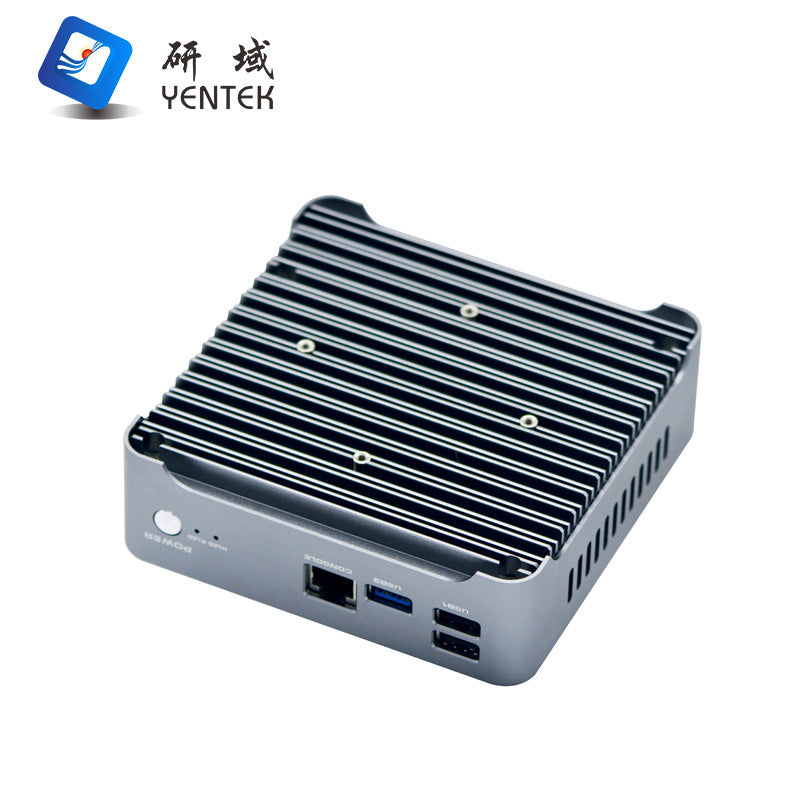 Industrial Control Four-Network Port J412 5,000 M Soft Industrial Control Machine Aikuai Mini Computer Small Host J1900