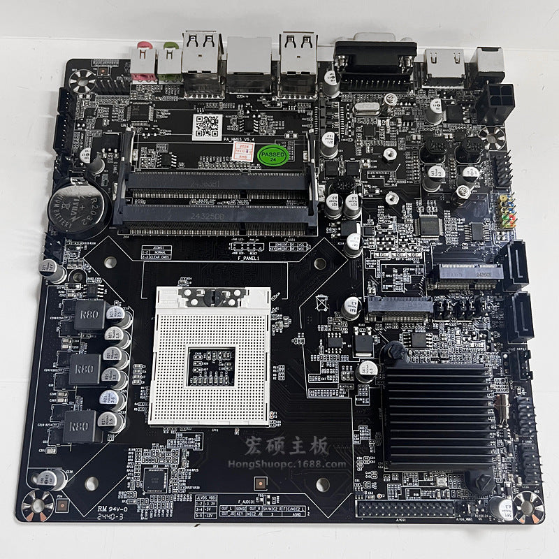 ITX Industrial Control Motherboard HM65Dual memory slots DDR3Mini Board PGA988Two Or Three Generations CPU All-in-One Motherboard