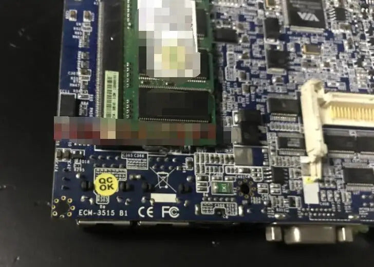 ECM-3515 B1 100% OK Original 3.5 inch IPC Embedded Motherboard 3.5“ Industrial Mainboard SBC ECM-LX800 with CPU RAM PC104
