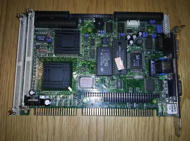 JUKI-750E-R3 VER:3.0 100% OK Original IPC Industrial Motherboard Half-Size CPU Card PICMG1.0 ISA Slot Mainboard SBC with CPU RAM