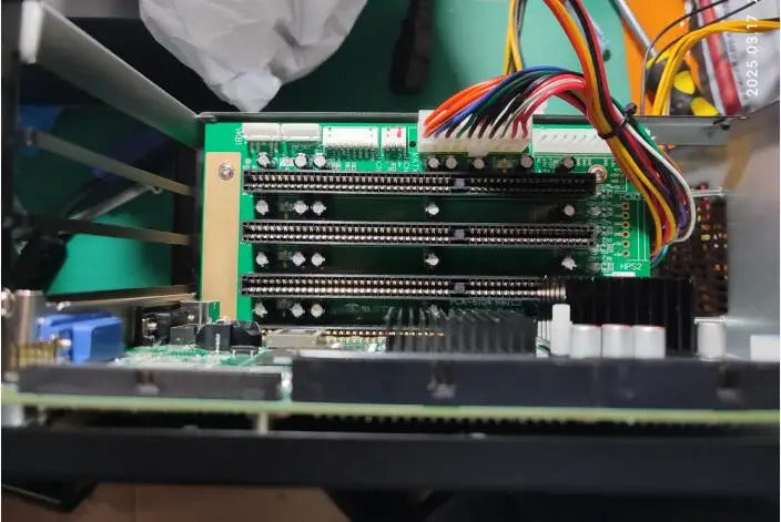 ASK-6104-FB2501 BOX PC IPC 3*ISA Slot Controller Mainboard with Motherboard FB-2501 CF 1U Power Supply PCA-6104 Backplane LPT