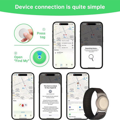 Cross-Border Find My Global Positioning Tracker Suitable for Children and Teenagers Bracelet Strap(Only iOS）