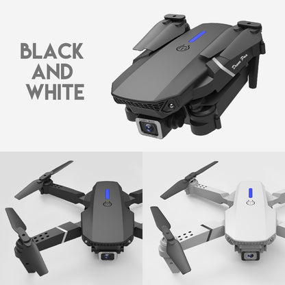 Cross-Border E88pro Foldable Drone HD Dual Camera Aerial Photography Altitude Hold Quadcopter Remote Control Aircraft E525