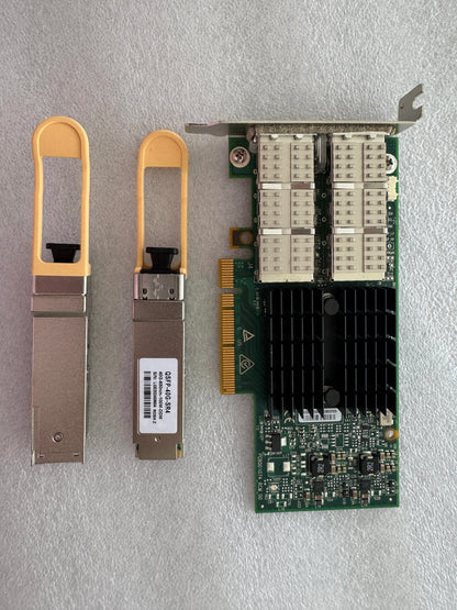MCX354A-QCBT Connectx-3 Vpi Network Adapter 2 Ports PCI Express 3.0 X8 40 Gigabit Ethernet With QSFP