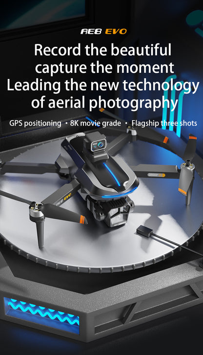 Cross-Border AE8EVO Drone Brushless Motor HD Professional Aerial Photography360Omni-directional Obstacle Avoidance Drone Drone