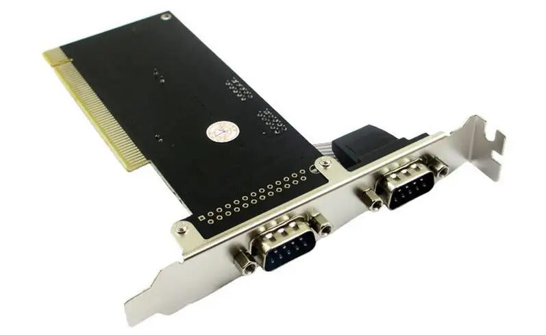 PCI To RS232 RS-232 9Pin Card 2XPorts DB9 Serial Port 1Mbps 16C550 WCH351 New Expansion Cards For POS LED Control WinXP/7/8