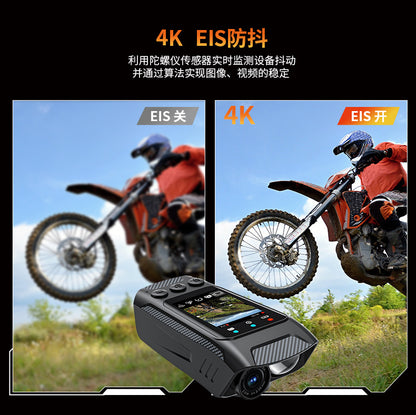 Cross-Border4K High Definition Anti-Shake Strap GPS Cycling Camera Photo Video Recorder with Screen Bicycle Dashcam