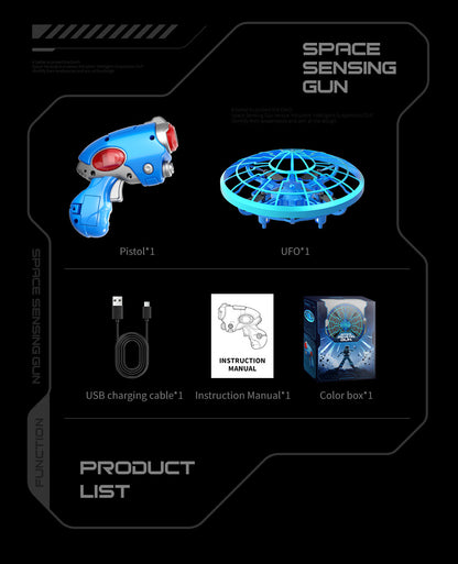 Cross-Border XS4Colorful Induction Quadcopter Children's Toy UFO Mini Drone Levitation Rotating UFO